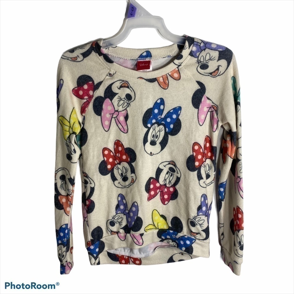 Minnie Mouse Fleece Sweater Sweatshirt 6 6X Disney